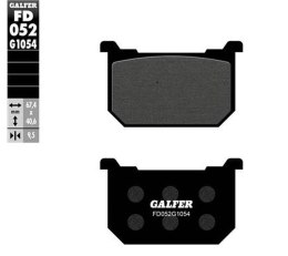 GALFER KLOCKI HAMULCOWE KH68 PÓŁMETALICZNE