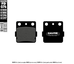 GALFER KLOCKI HAMULCOWE KH84