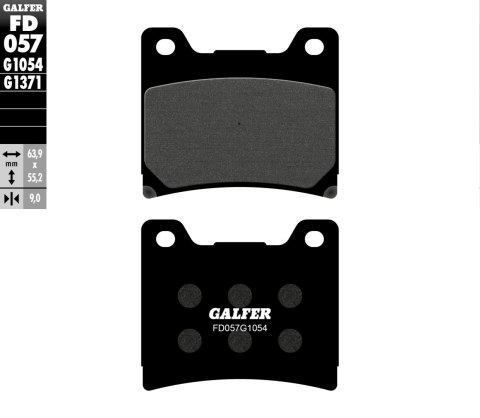 GALFER KLOCKI HAMULCOWE KH88