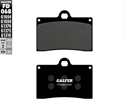 GALFER KLOCKI HAMULCOWE KH95