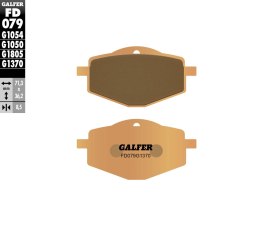 GALFER KLOCKI HAMULCOWE KH101 SPIEK METALICZNY (ZŁOTE) STREET