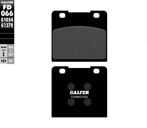 GALFER KLOCKI HAMULCOWE KH103 SUZUKI