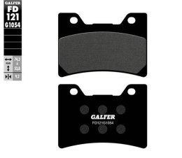 GALFER KLOCKI HAMULCOWE KH160 SPIEK METALICZNY ZŁOTE