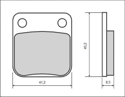 KLOCKI HAMULCOWE KH54 KH257