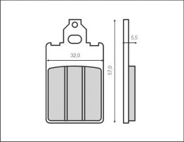 KLOCKI HAMULCOWE KH116