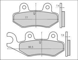 KLOCKI HAMULCOWE KH135 KH214