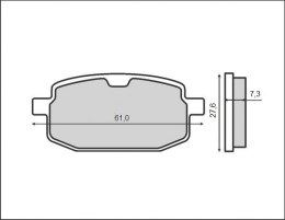KLOCKI HAMULCOWE KH169