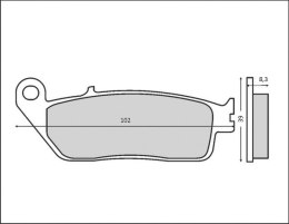 KLOCKI HAMULCOWE KH226 KH142