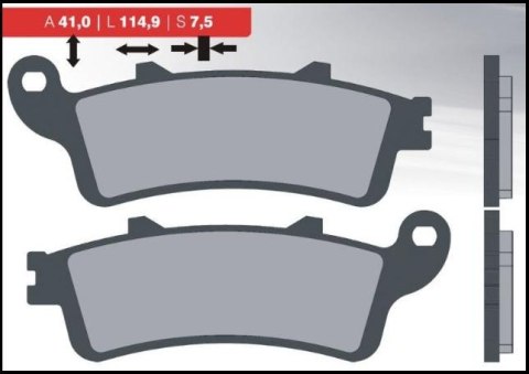 KLOCKI HAMULCOWE KH281 KH261