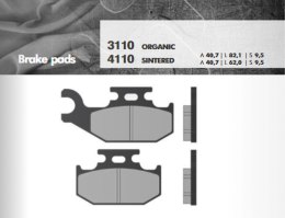 KLOCKI HAMULCOWE KH317 KH414 SPIEK METALICZNY