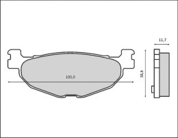 KLOCKI HAMULCOWE KH319