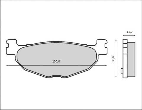 KLOCKI HAMULCOWE KH319