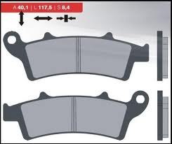 KLOCKI HAMULCOWE KH324 SPIEK METALICZNY ZŁOTE
