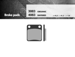 KLOCKI HAMULCOWE KH54 KH257 SPIEK METALICZNY