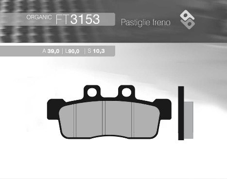 KLOCKI HAMULCOWE KH632 YAMAHA NXC 125 CYGNUS 07-