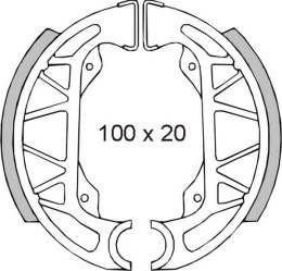 SZCZĘKI HAMULCOWE SH806
