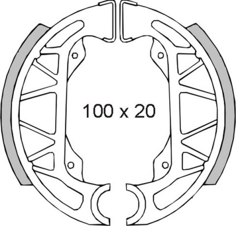 SZCZĘKI HAMULCOWE SH806