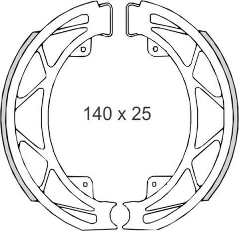 SZCZĘKI HAMULCOWE FT 0303