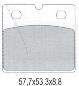 GALFER KLOCKI HAMULCOWE KH171 PÓŁMETALICZNE BMW K7