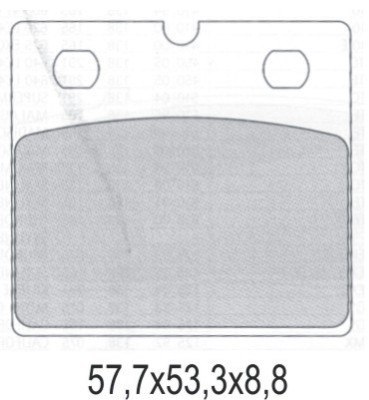 GALFER KLOCKI HAMULCOWE KH171 PÓŁMETALICZNE BMW K7