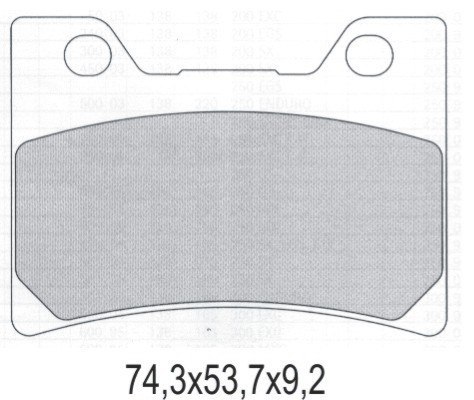 GALFER KLOCKI HAMULCOWE KH182 SPIEK METALICZNY ZŁOTE