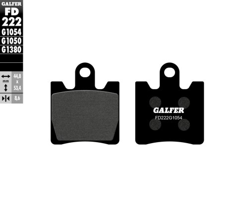 GALFER KLOCKI HAMULCOWE KH283 SUZUKI AN 250 400