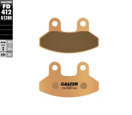 GALFER KLOCKI HAMULCOWE KH408 SPIEK METALICZNY GOLD S