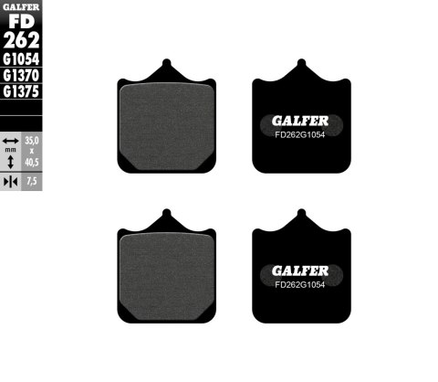 GALFER KLOCKI HAMULCOWE KH322 4