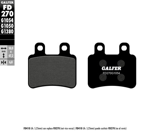 GALFER KLOCKI HAMULCOWE KH350