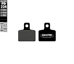 GALFER KLOCKI HAMULCOWE KH351 PÓŁMETALICZNE