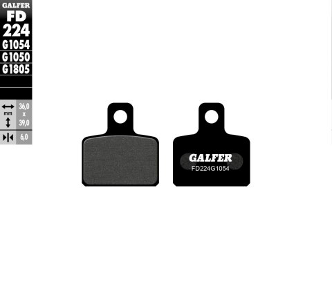GALFER KLOCKI HAMULCOWE KH351 TRIAL