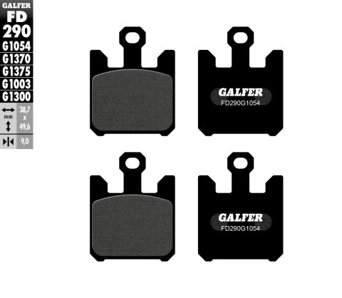 GALFER KLOCKI HAMULCOWE KH369 4 KAWASAKI SUZUKI PR