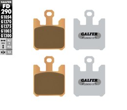 GALFER KLOCKI HAMULCOWE KH369/4 SPIEK METALICZNY GOLD