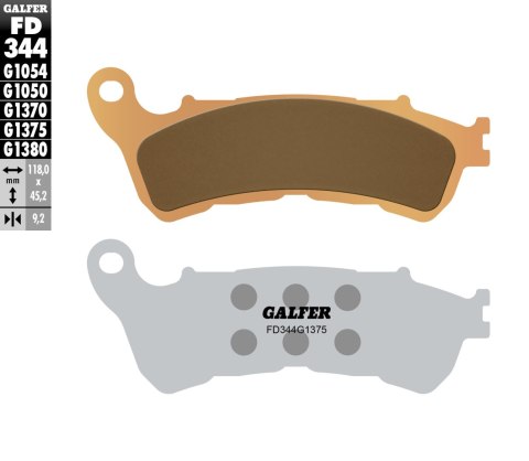 GALFER KLOCKI HAMULCOWE KH388 METAL SPORT