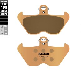 GALFER KLOCKI HAMULCOWE KH407 KH246 SPIEK METALICZ