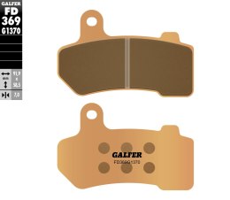 GALFER KLOCKI HAMULCOWE KH409 SPIEK METALICZNY ZŁOTE ST