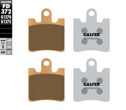 GALFER KLOCKI HAMULCOWE KH423/4 SPIEK METAL ZŁOTE