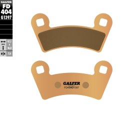 GALFER KLOCKI HAMULCOWE KH456 SPIEK METAL ZŁOTE