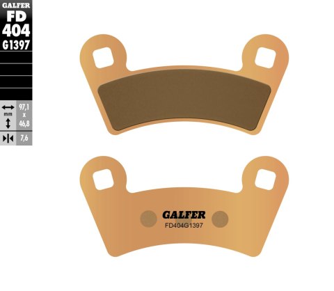 GALFER KLOCKI HAMULCOWE KH456 SPIEK METAL ZŁOTE GALFER KLOCKI HAMULCOWE KH456 SPIEK METAL ZŁOTE