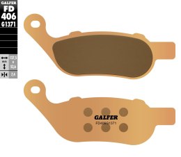 GALFER KLOCKI HAMULCOWE KH458 SPIEK METALICZNY GOLD S