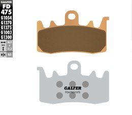 GALFER KLOCKI HAMULCOWE KH630 SPIEK METAL ZŁOTE