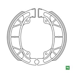 NEWFREN SZCZĘKI HAMULCOWE MALAGUTI CR1 50 CROSSER 95-98 110X25 MM