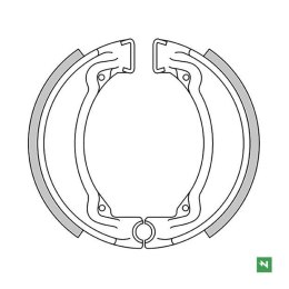 NEWFREN SZCZĘKI HAMULCOWE DT 50 78-86 ,RD 80, YZ TY 125 250 77-92 110X25MM
