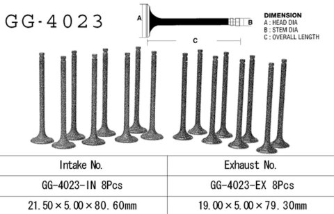 VESRAH ZAWÓR SSĄCY KAWASAKI GPX 600 R 89-99, GPZ 600R 85-90, ZL 600 86-97