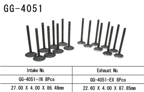 VESRAH ZAWÓR SSĄCY KAWASAKI ZX6R 03-04, ZX 6RR 03(OEM: 12004-1163 1SZT.)