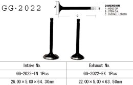 VESRAH ZAWÓR SSĄCY YAMAHA YFM 125 GRIZZLY 04-15, RAPTOR 11-15, XC RIVA 96-0