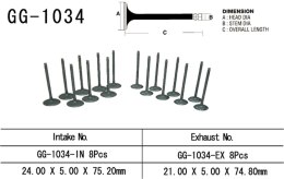 VESRAH ZAWÓR WYDECHOWY HONDA CBR 600F 87-90 (OEM: 14721-MN4-0010 1SZT.)