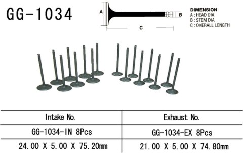 VESRAH ZAWÓR WYDECHOWY HONDA CBR 600F 87-90 (OEM: 14721-MN4-0010 1SZT.)