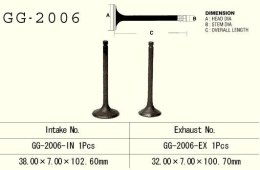 VESRAH ZAWÓR WYDECHOWY YAMAHA YFM 350 87-99 WOLVERINE/ BIG BEAR, SR 250 80-