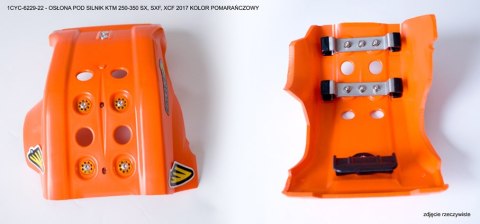 CYCRA OSŁONA POD SILNIK FULL ARMOR SKID PLATE KTM